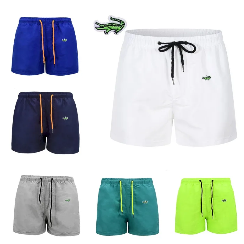 Cartelo Summer Sexy Swimming Trunks Embroidery Briefs Beach Shorts for Swimwear Mesh Lining Quick-drying Beachball Sports Pants