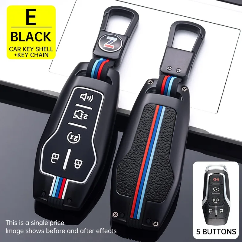 

Car Key Case Shell Cover For Ford Fusion Mondeo Mustang F150 Explorer Edge 2015201620172018 Car Styling Key Protection Keychain
