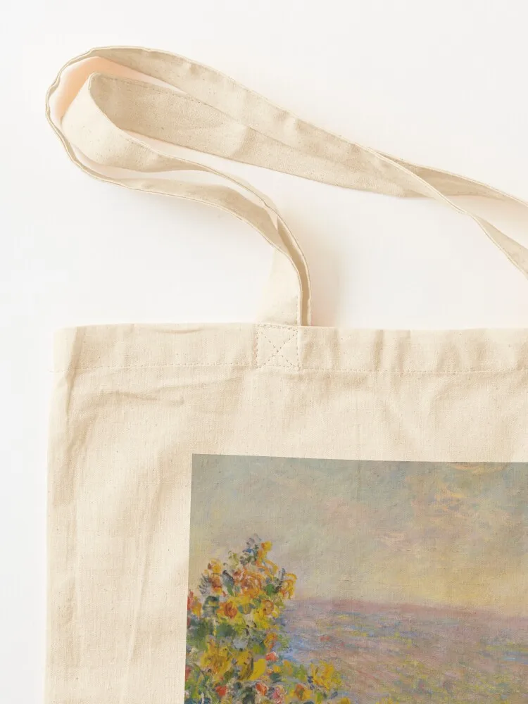 Кветочные кровати вétheuil большая сумка Claude Monet женская холщовая сумка-шоппер