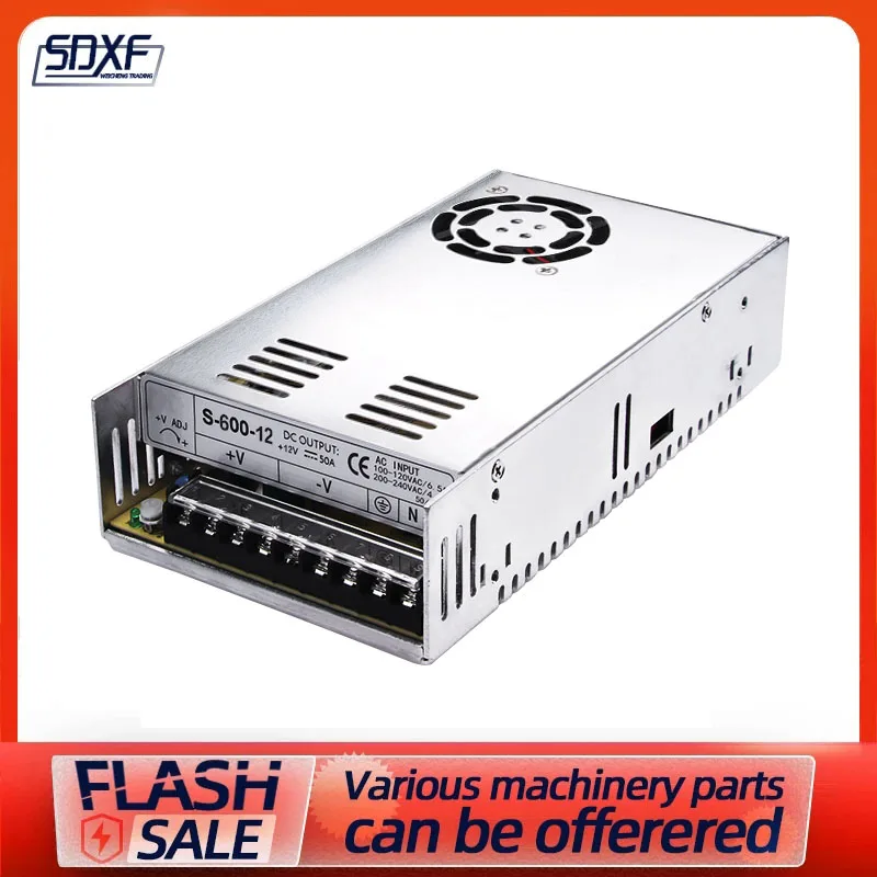 

220V to 24V DC switching power supply 600W 12V50A transformer light box adapter 25