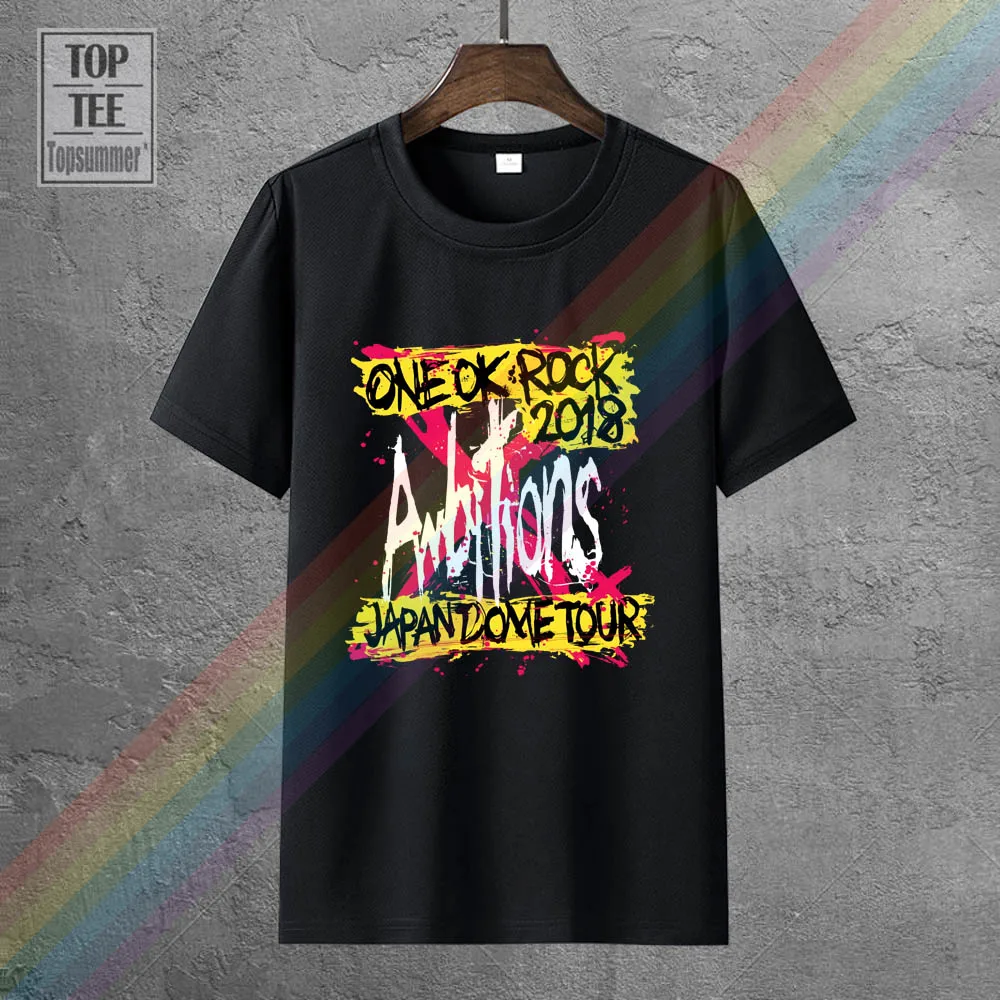 

Pre-Owned One Ok Rock Live 2018 Ambitions Dome Tour T-Shirt Black Size S 2019 Unisex Tee