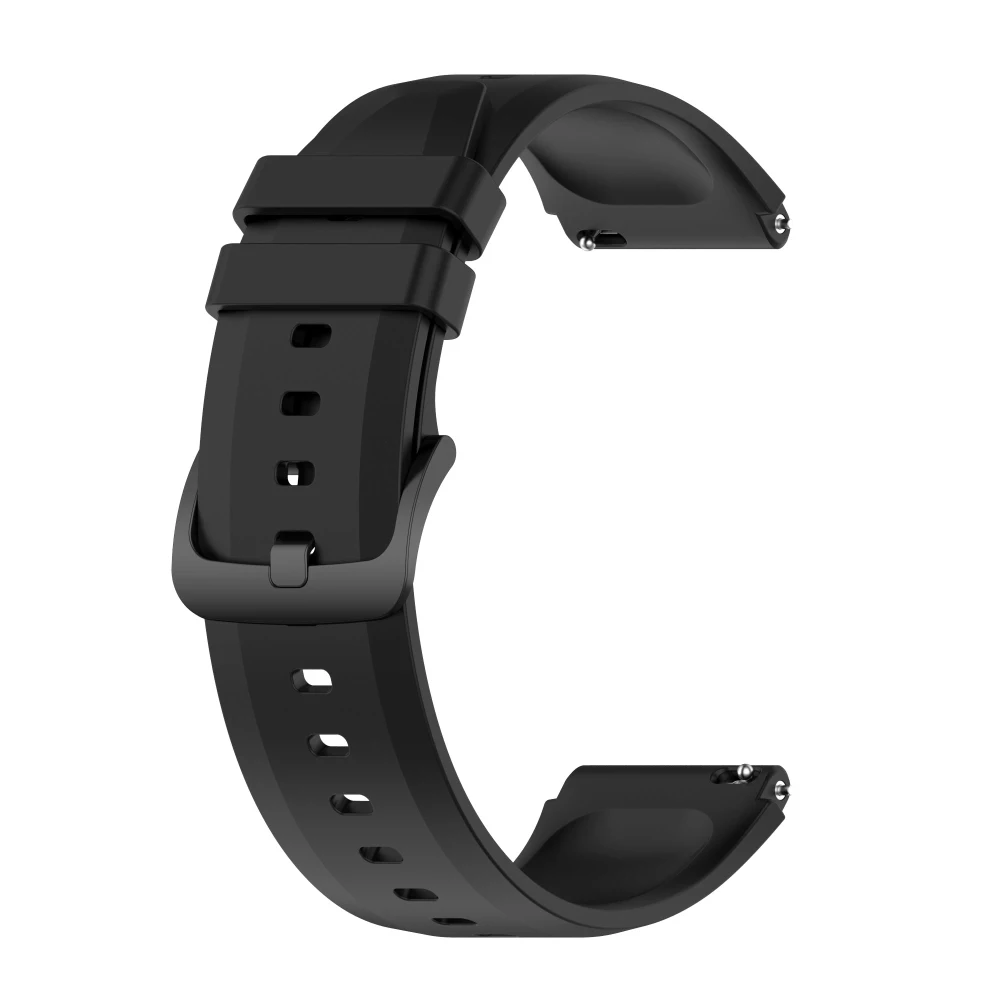 Ремешок силиконовый для Samsung Galaxy Watch 3 Универсальный спортивный резиновый браслет