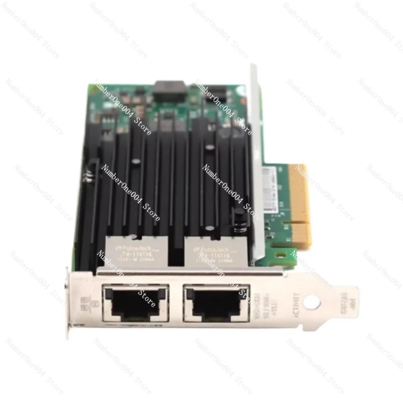 Фото Для X540-T1, T2 двухпортовая 10-гигабитная сетевая интерфейсная карта NAS Synology 10G электрический порт PCIE настольный компьютер №4