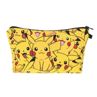 pokemon pikachu anime pokeball storage bag cartoon cute figure cosmetic bag for girls birthday gift pencil bags coin purse toys