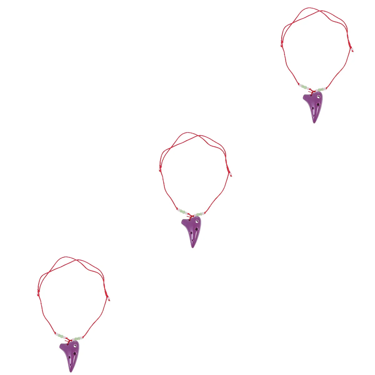 

Ocarina Instrument Necklace Flutekidswhistle Ceramic Toy Musical Dolomite Starter Wind Ocarin Six Holes Beginner Porcelain