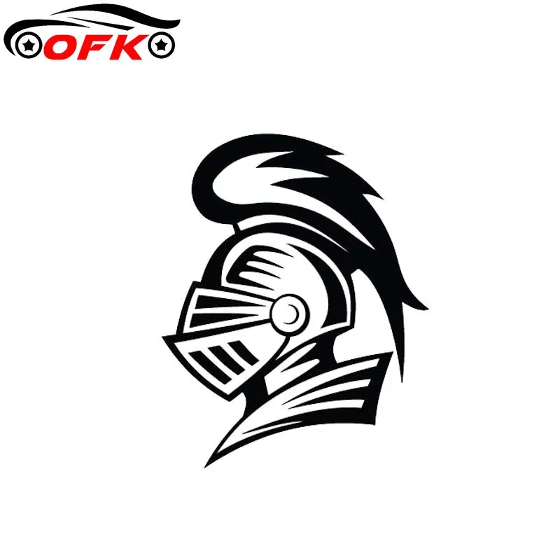 

Great Gorgeous Warrior Knight Symbol Soldier Decal Black/Silver Covering The Body Car Sticker Vinyl 12.8CM*10.2CM