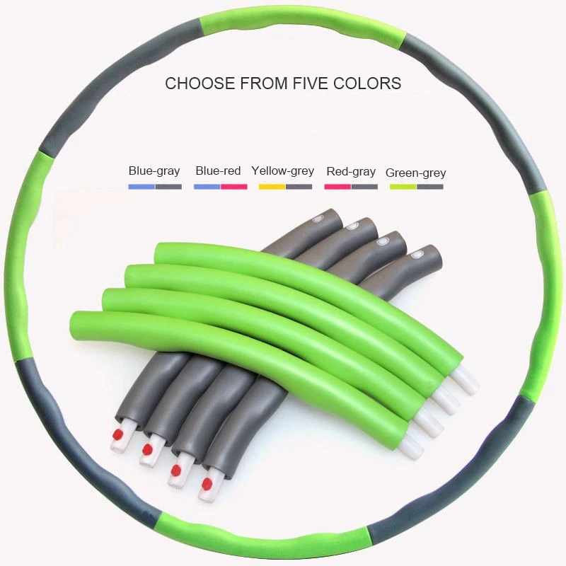 

Фитнес-тренировочное кольцо, съемное кольцо для упражнений H oop, кольцо для похудения, кольцо для тонкой талии, тренажерный зал, Йога, массажное оборудование для талии для взрослых