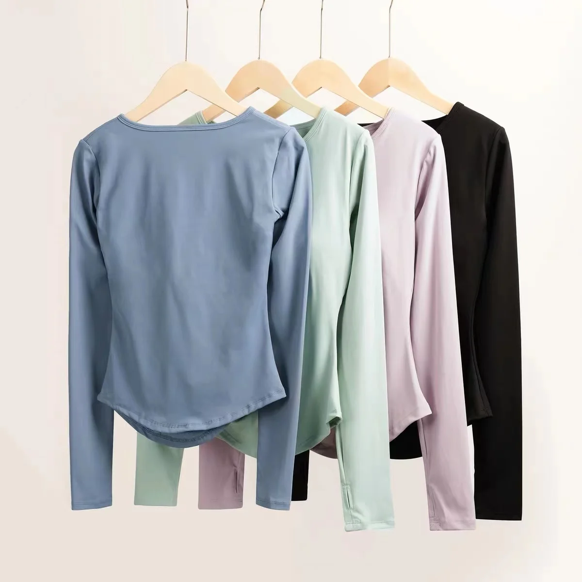 Lulu Autumn And Winter V Neck Sports Long-Sleeved High-End Pilates Training Fitness Top With Chest Pad Yoga Clothing Female Ca24