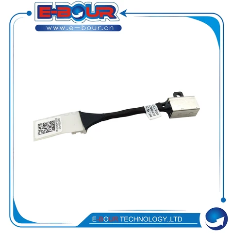 10 шт. разъем постоянного тока для ноутбука Latitude 3410 3510 P129G 07DM5H, разъем питания постоянного тока, порт зарядки, разъем адаптера постоянного тока с кабелем, новый