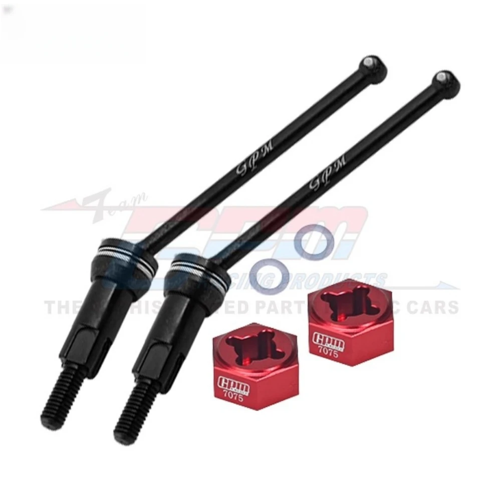 Стальной приводной вал и адаптеры подходят для Arrma Granite Grom Mega 380 матовый 4X4 Monster Truck