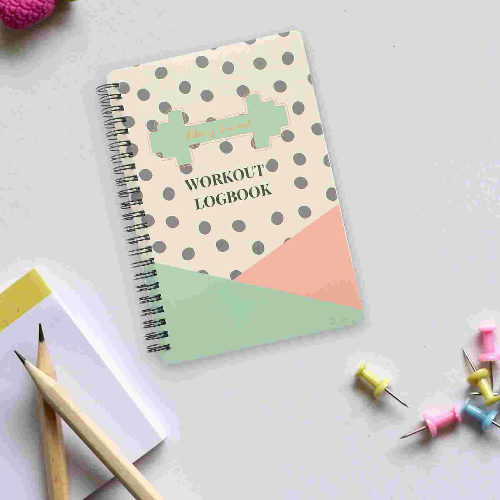 Планировщик тренировок фитнес-перфоратор блокнот цели журнал карманный для