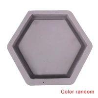 hexagon flower pots mold planter silicone mould home decoration table crafts making supplies