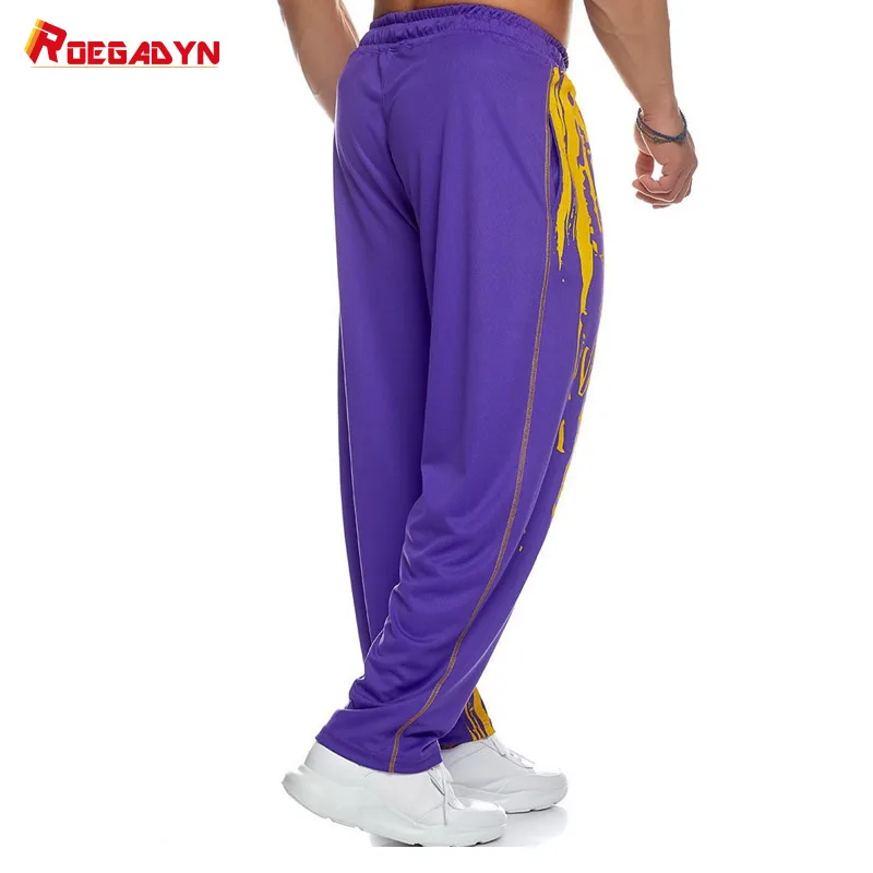 ROEGADYN Men'S Quick-Drying Loose Sweatpants Leisure Man Tracksuit Trousers Running Pants Men'S Jogging Pants Training Gym Pants