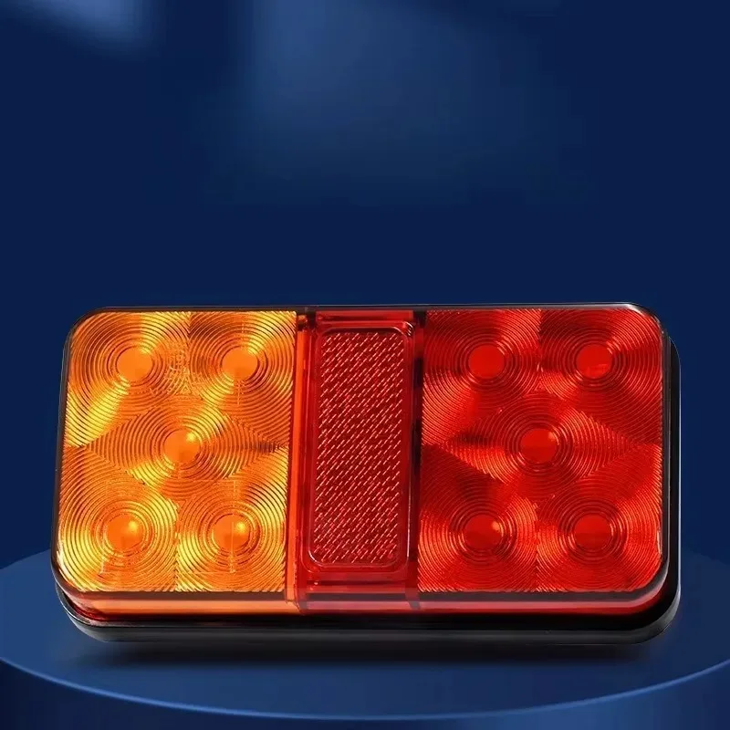 Фото Новый 1 шт. супер яркий 10LED 12 В светодиодный задний фонарь противотуманная фара заднего хода/стоп-сигнал для грузовика, грузовика, прицепа, каравана, автобуса, дома на колесах P №5
