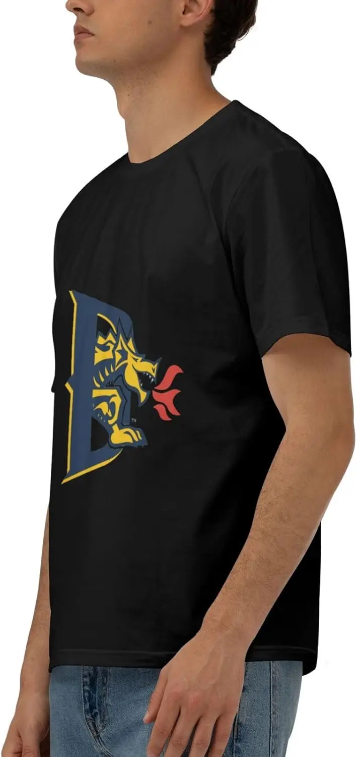 Мужские футболки с коротким рукавом Drexel логотипом университета Мужская футболка