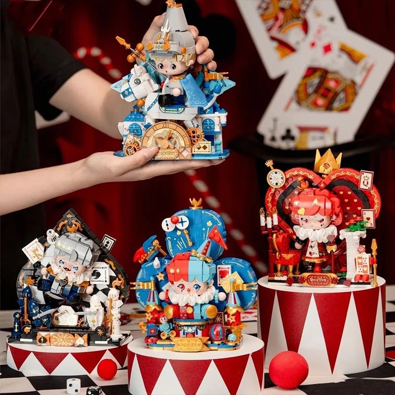 Лидер продаж сказочное покерное Королевство строительные блоки милая