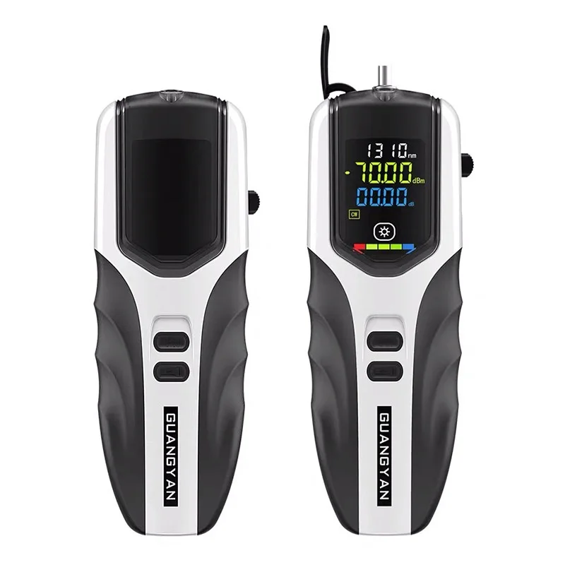 High Precision Rechargeable Battery Optical Power Meter G7 FTTH Color LCD Screen Fiber Optic Power Meter with Flash Light OPM