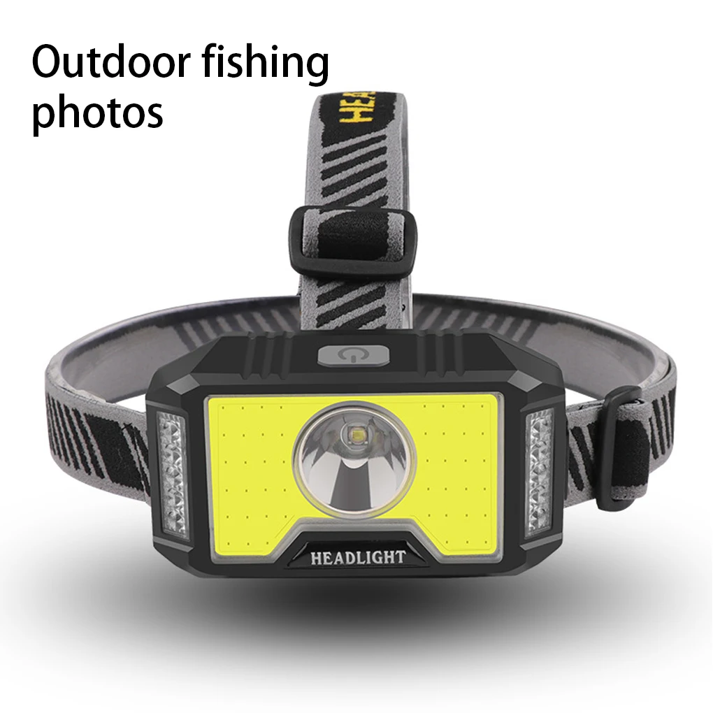 

Headlamp Rechargeable Outdoor Headlight Wearable Hands-free Head Lamp Light Camping Fishing Cycling Fixed Focus