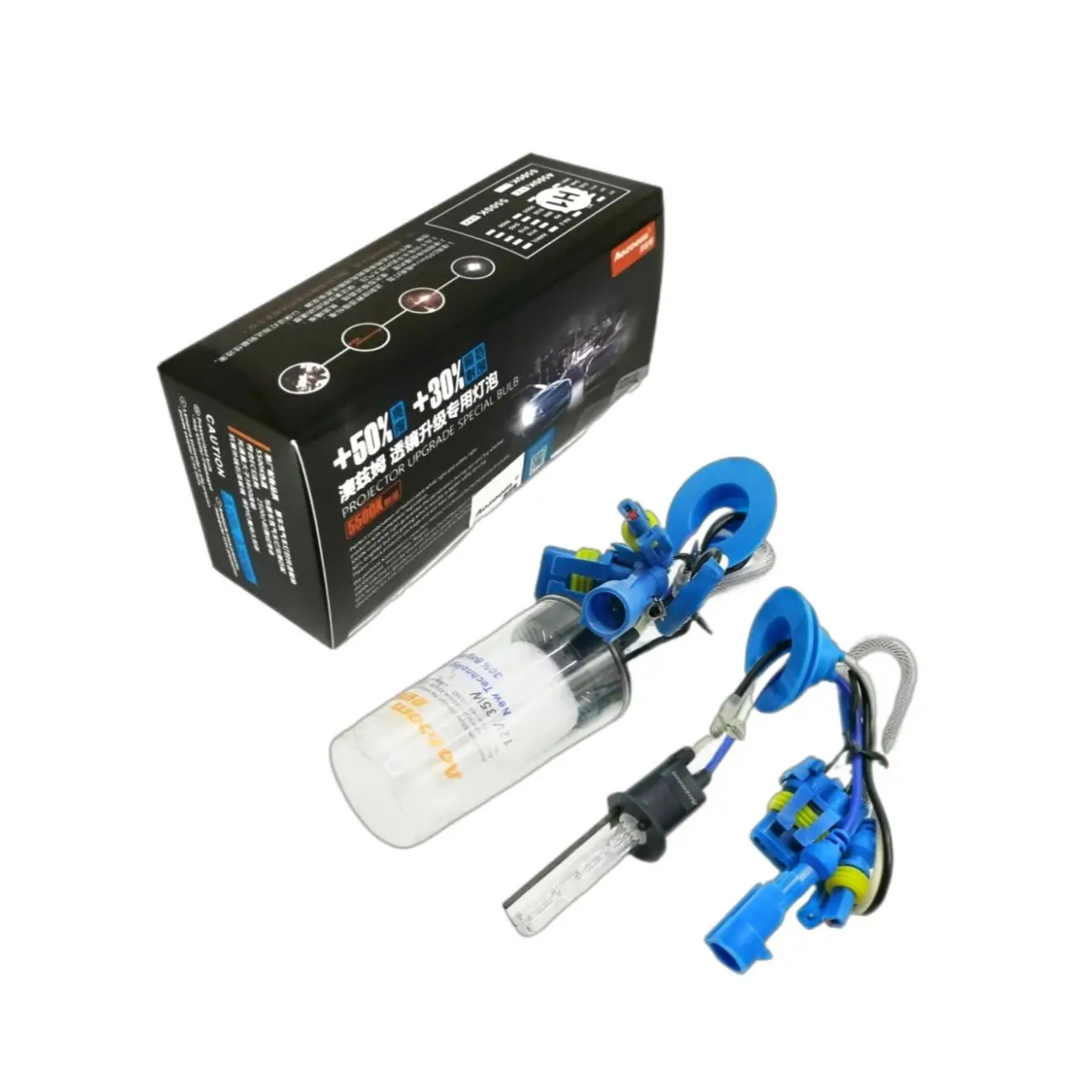 Оригинальные ксеноновые лампы Aozoom 35W H1 H3 H7 h8 h9 H11 HB3 HB4 d2h 9012 HIR2 шарики 30%UP Яркость 12 В