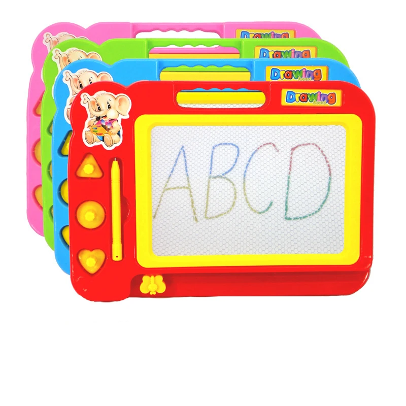 

Erasable Magnetic Doodle Writing Drawing Painting Board Pad Educational Toy with 2pcs Stamps for Kids Toddlers Children