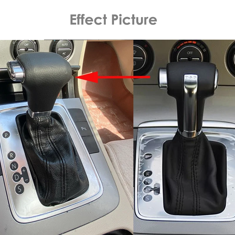 

For Passat B6 2007-2011 Automatic Gear Shift Knob Cover Gear Shift Hand For Volkswagen Car Interior Parts