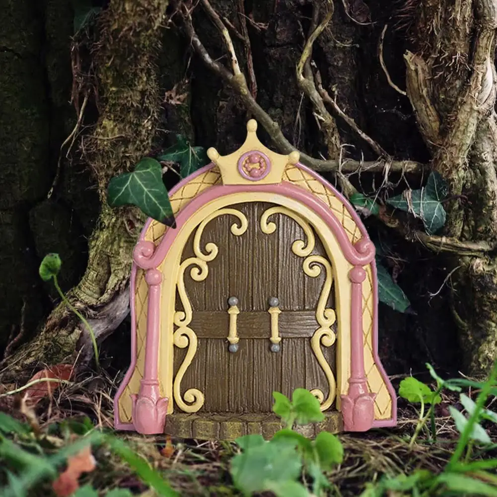

Garden Tree Decoration Excellent Wood Environmentally Friendly for Patio Fairy Garden Door Fairy Garden Door