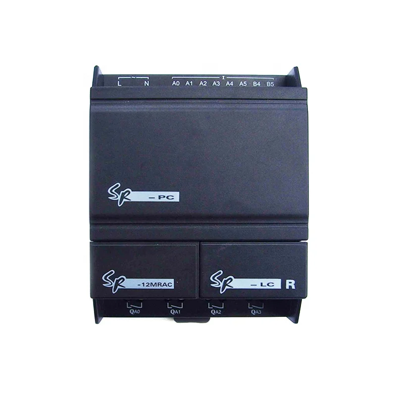 

YUMO SR-12MRAC Multi-function DIN Mount AC PLC 100-240VAC 8 Points AC input, 4 points relay output