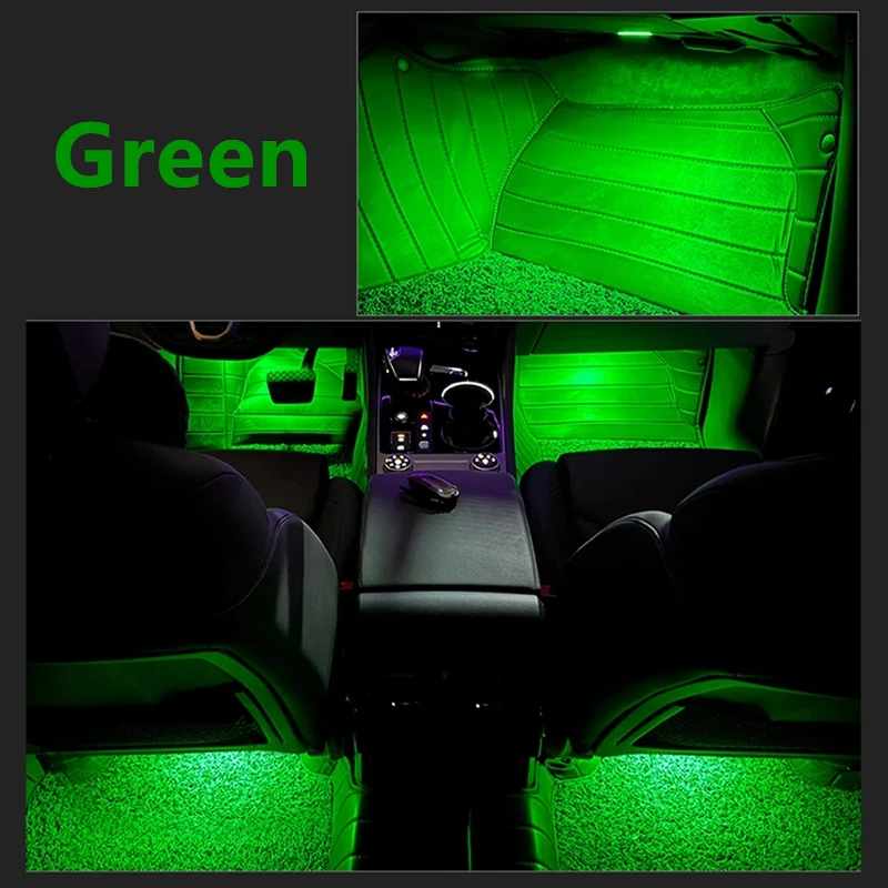 Для VW Arteon 3H 2017 2018 2019 2020 2021 2022 светодиодный Автомобильная атмосферная лампа Footwell