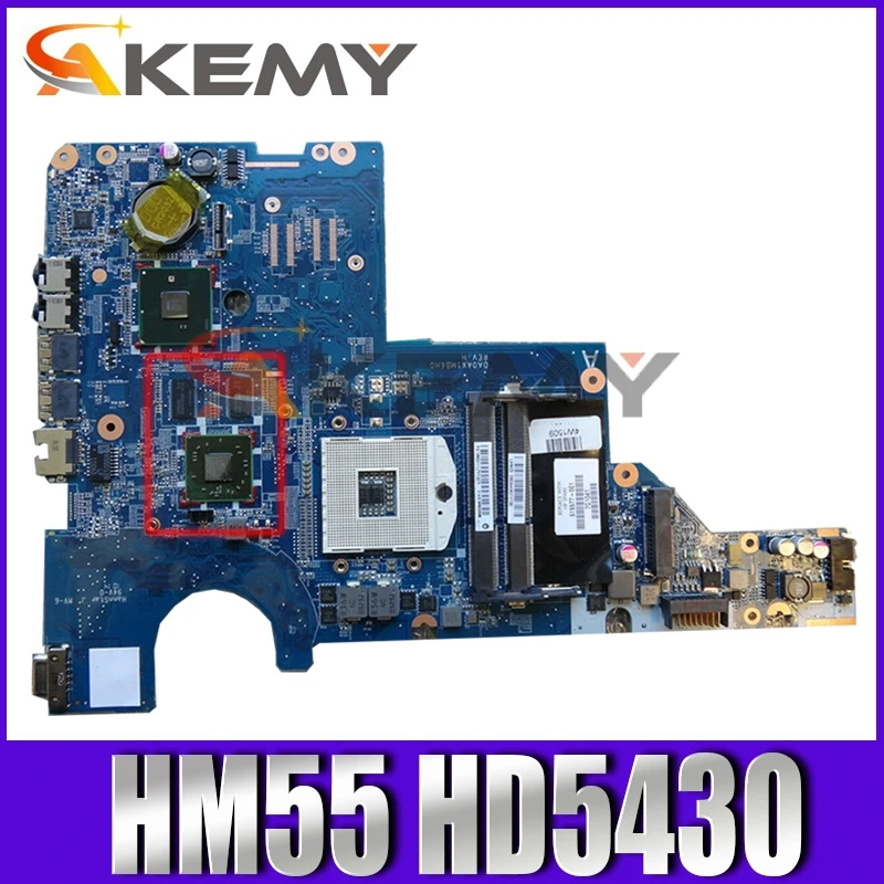 

Материнская плата AKemy для ноутбука HP CQ42 G42 G62 CQ62 материнская плата HD5430 595183-001 DAOAX1MB6H1