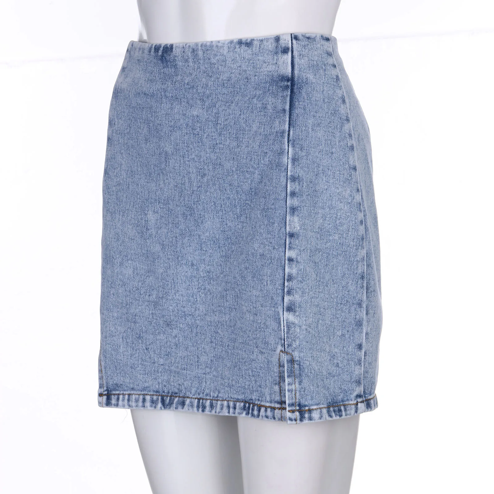 

Short Skirts Polyester Irregular High Waist Home Female