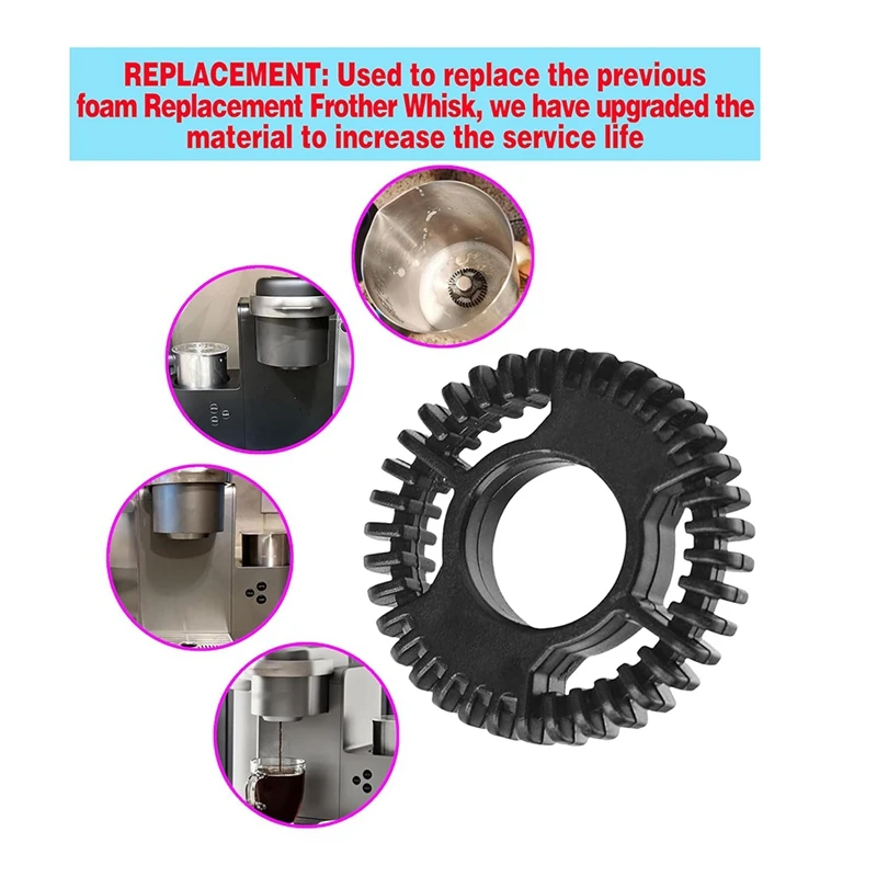 Replacement Frother Whisk For Keurig K-Cafe Edition Single Serve Coffee Latte &amp Cappuccino Maker 2 Pack