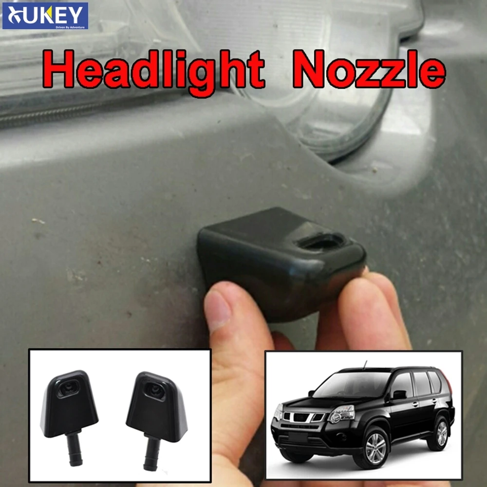 

2 шт. форсунка омывателя фар автомобиля 28641-1DA0A 28642-1DA0A для Nissan X-Trail Xtrail 2 T31 2007 2008 2009 2010 2011 2012 2013