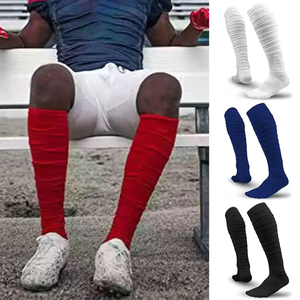 

1 Pair Sports Socks Soft Comfortable Football Socks Basketball Socks Thicken Legging Stockings Soccer Long Socks For Outdoor