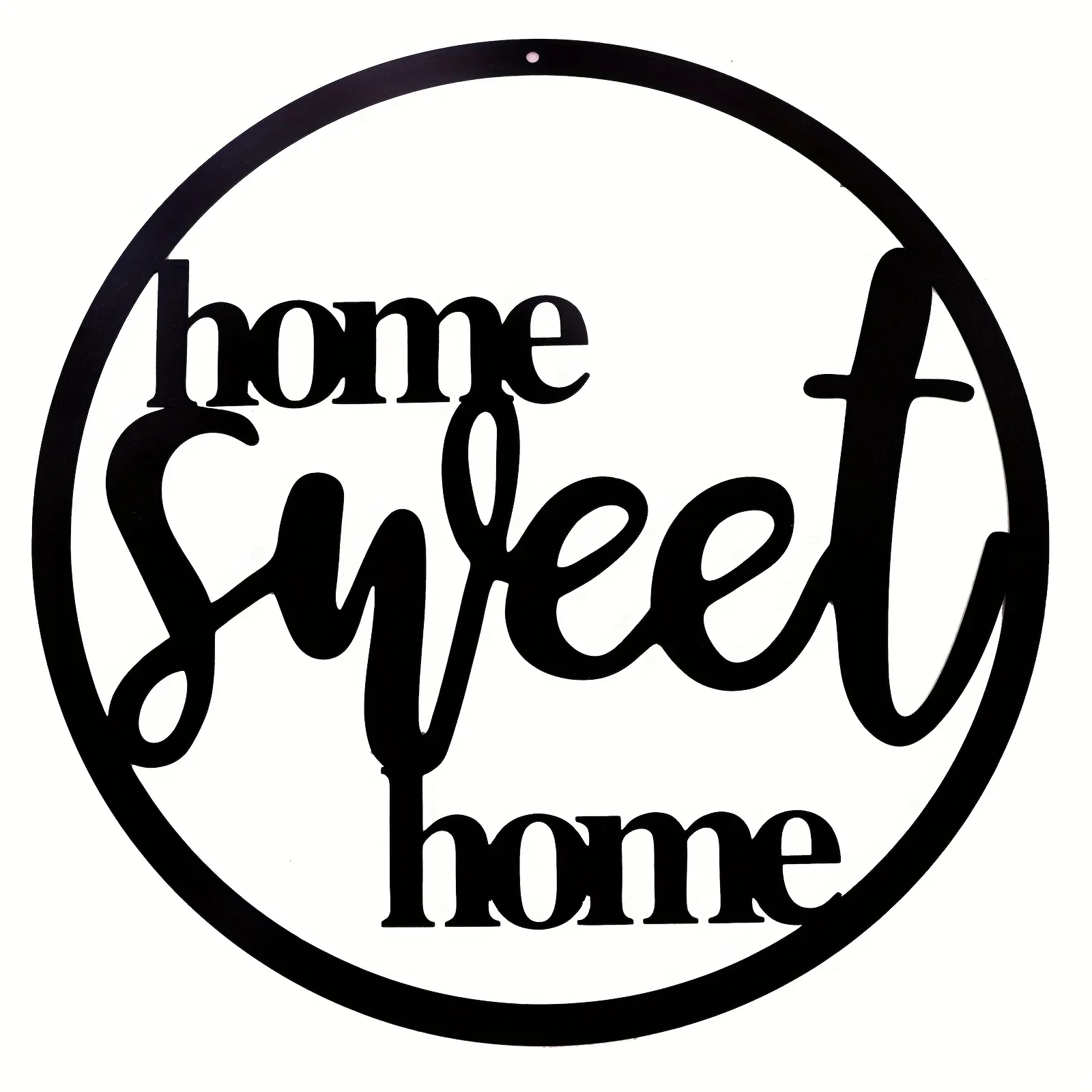 12-дюймовая Металлическая Вывеска Милый Домашний Декор С Цветочными Украшениями