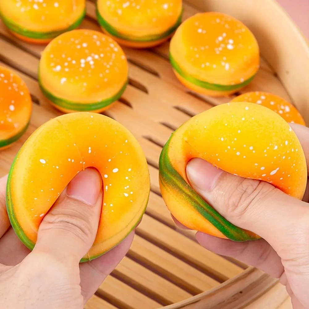 Новая игрушка TPR для снятия стресса гамбургер игрушка-антистресс медленно