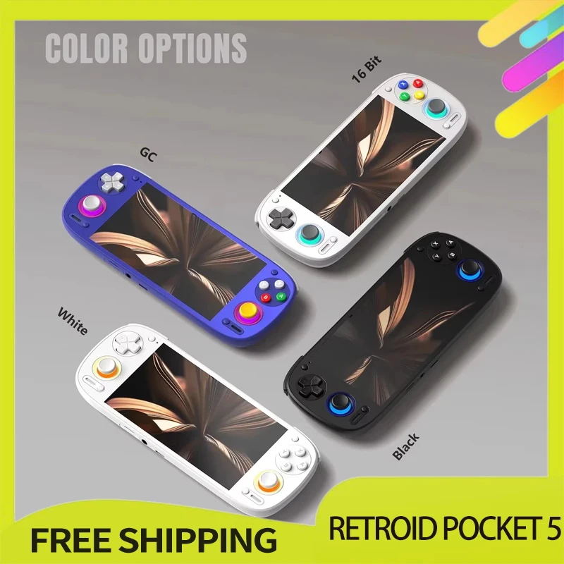 Retroid Pocket 5 Sd865 8 + 128 г Rp5 5,5-дюймовый Oled HD-экран