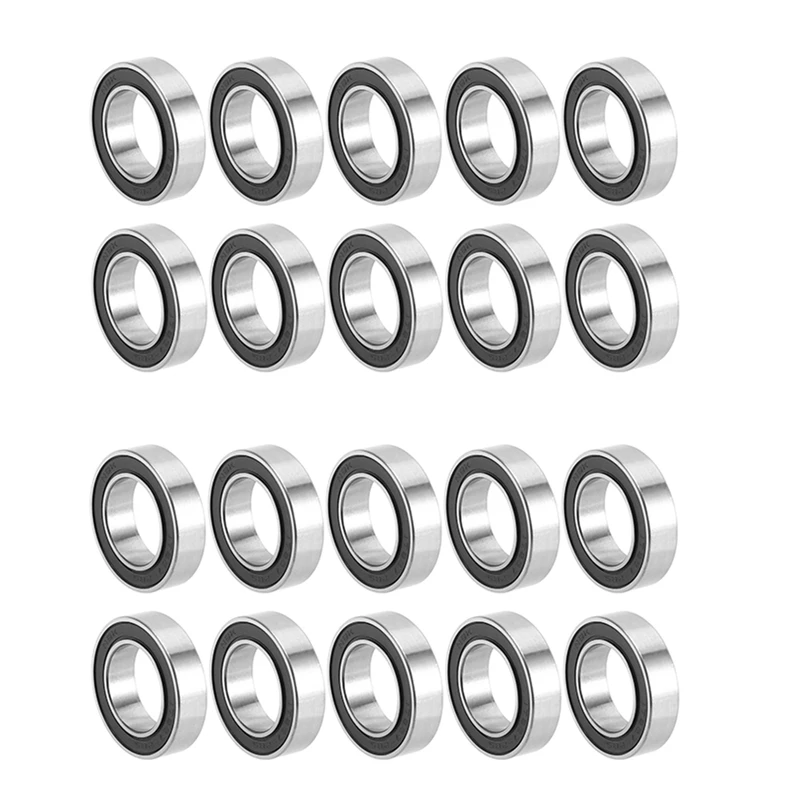 

20Pcs 17287-2RS 17287RS Ball Bearing 17X28x7mm Bike Wheels Bottom Bracket Repair Bearing