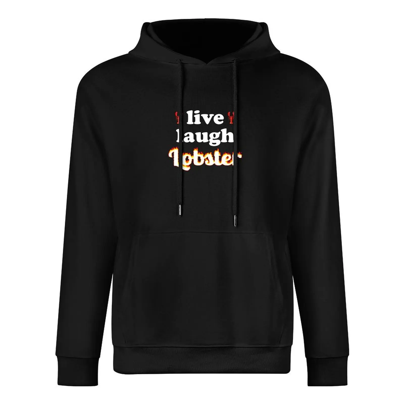 Пуловер с капюшоном живой смех и лобстером мужская толстовка осенние новинки