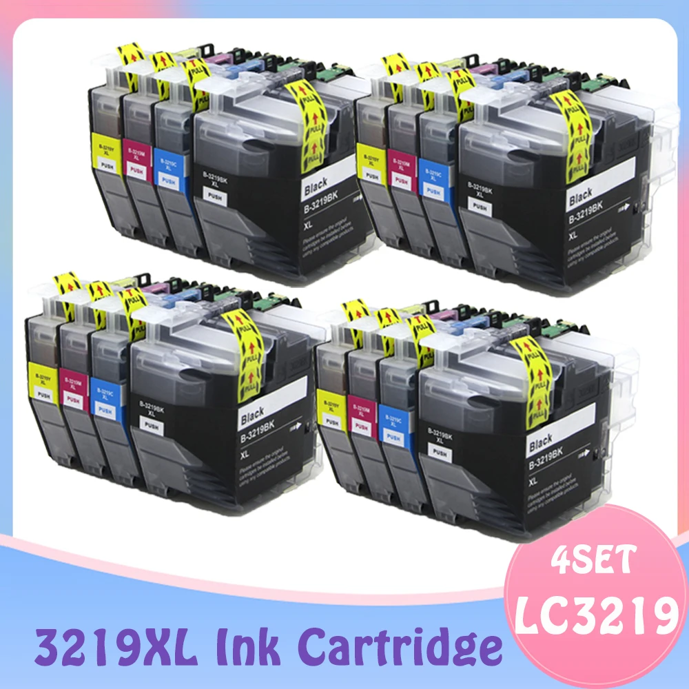 

LC3219 LC3219XL Ink Cartridge For Brother 3219 3217 MFC-J5330DW J5335DW J5730DW J5930DW J6530DW J6935DW 3219xl lc3217 lc3217xl
