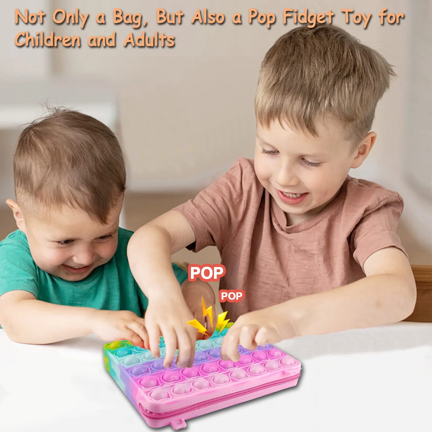 SYMOMOK Popits кошелек фиджет Игрушки для девочек пузырьковая сумка простая