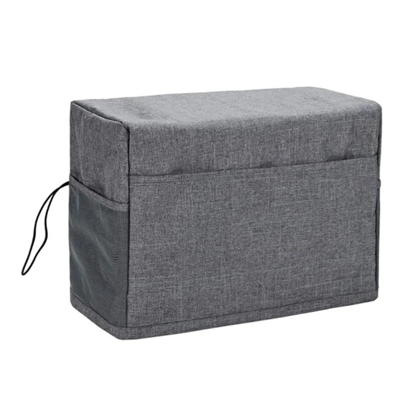 

Sewing Machine Accessories With Pockets Protective Reusable Solid Portable Oxford Cloth Dust Cover Quilted Shade