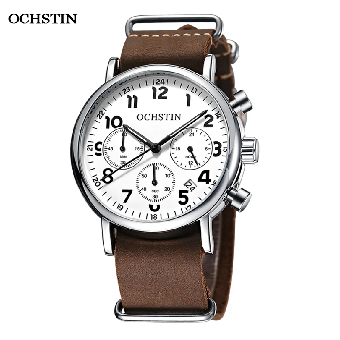 

Часы мужские Кварцевые водонепроницаемые с хронографом, 2020