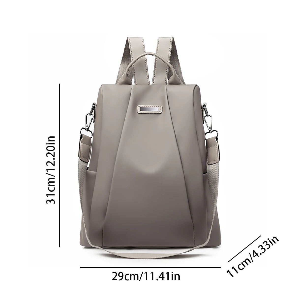 Товары в наличии женский рюкзак на плечо/рюкзак из ткани Оксфорд однотонный