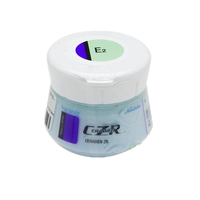 1Box Dental Material Noritake CZR Enamel Porcelain Zirconia Ceramic Powder E1 E2 E3 50g Dental Porcelain Powder for Zirconia