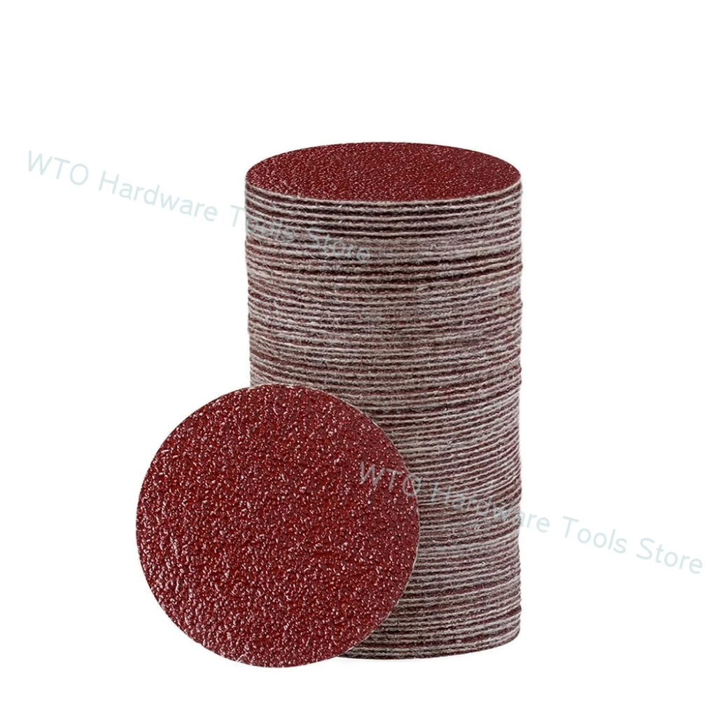 

100 шт. 2-дюймовые шлифовальные диски на липучке, наждачная бумага, зернистость 60-2000, шлифовальный диск, шлифовальный диск для полировки, шлифовки, деревообработки