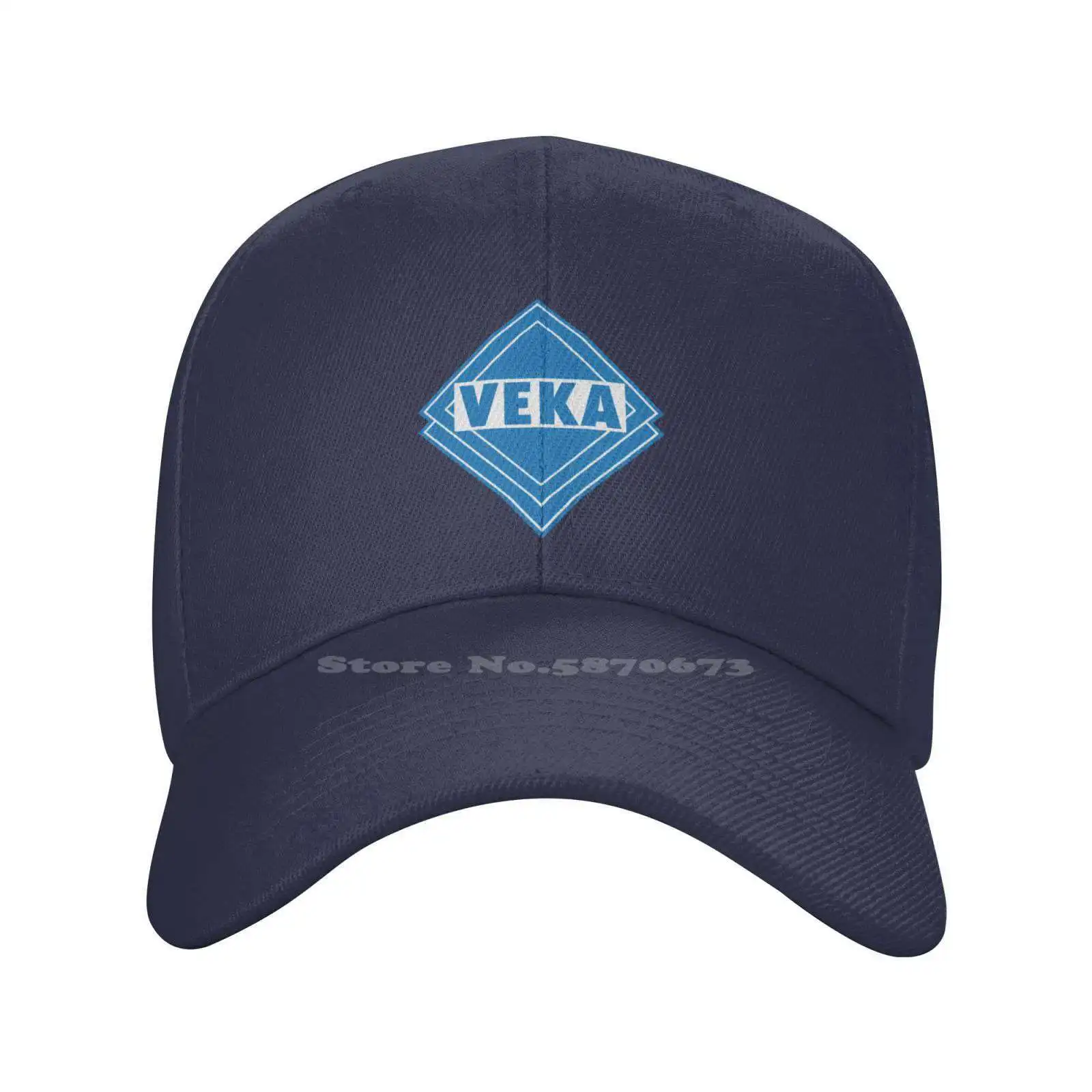 

Модная качественная джинсовая бейсболка с логотипом Veka