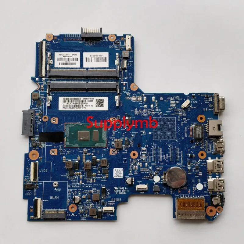 

845206-001 Motherboard 845206-601 6050A2811101-MB-A01 UMA w i7-6500U CPU for HP 340 348 G3 NoteBook Laptop Mainboard Tested