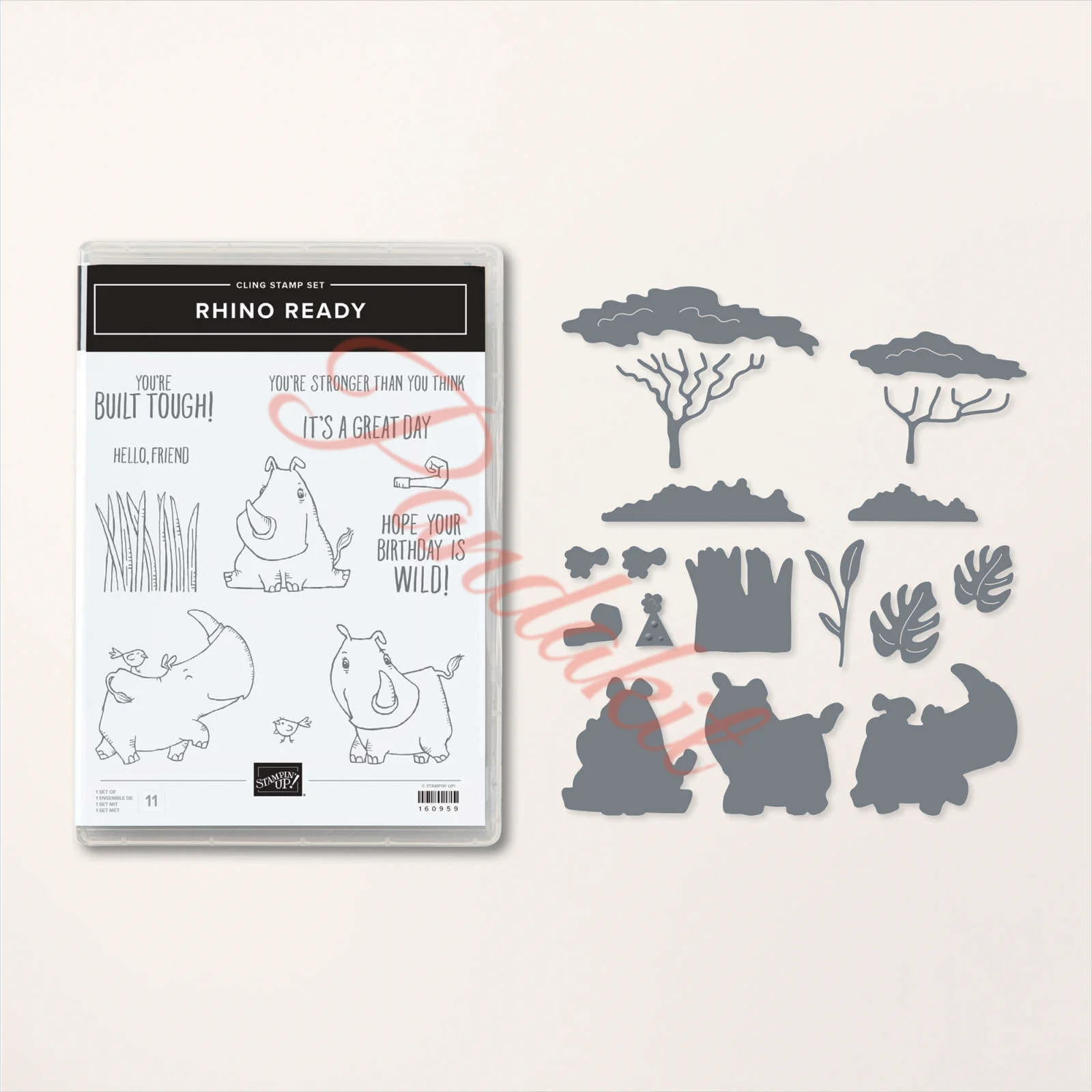 

Rhino Ready New Clear Stamps and Metal Cutting Dies Scrapbook Diary Decoration Embossing Cut Die Template DIY Make Card Album