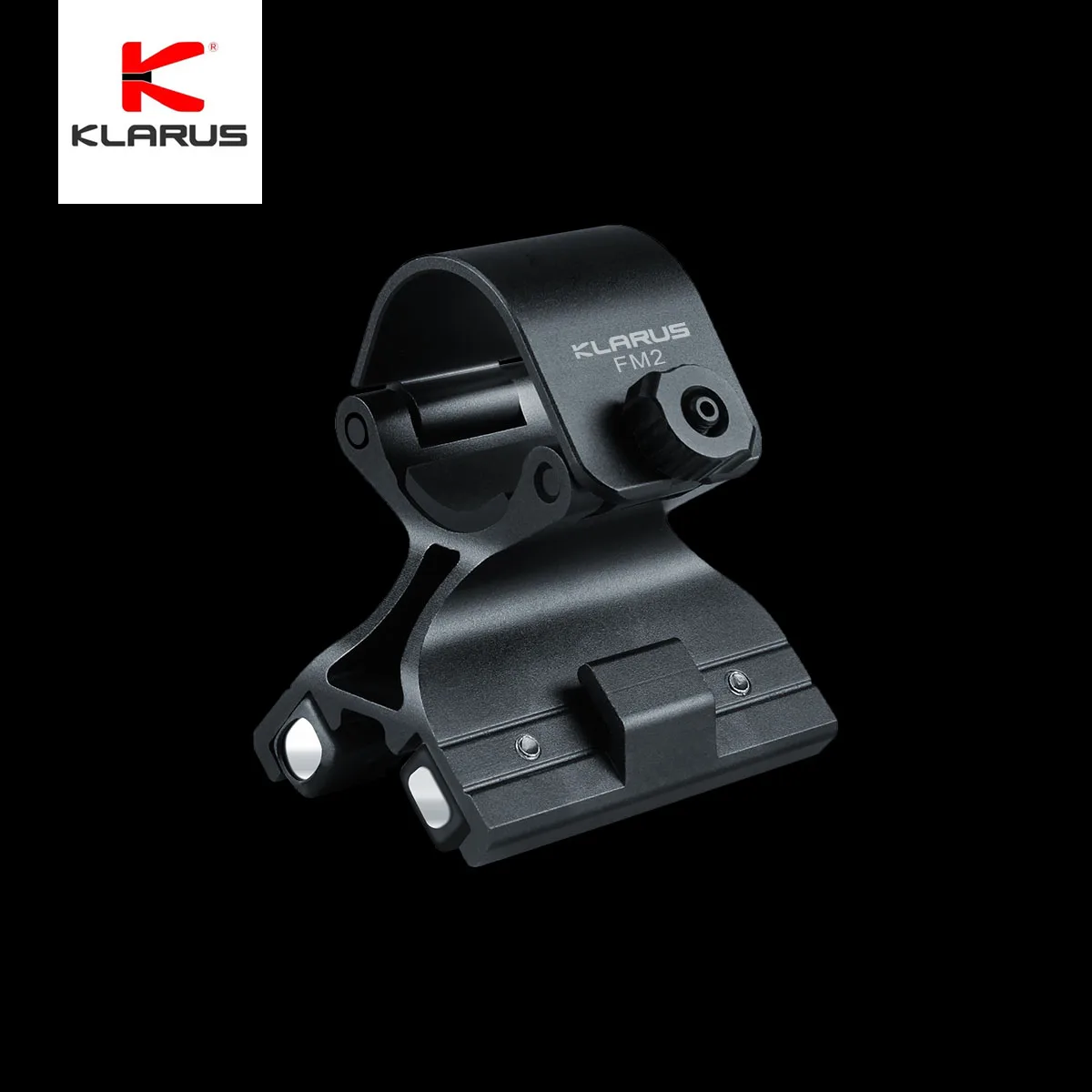 Klarus Original Multi-function Magnetic Gun Mount FM2, Tactical Flashlight Bracket, Firm/Stable for Night Vision Hunting Gun