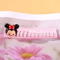 disney cars car moving phone number sign car number plate for car anime kawai cute accessories decoration interior for girls